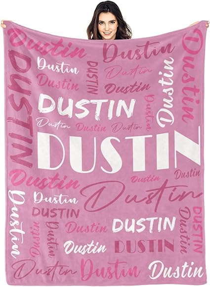 Personalized Blankets for Kids with Names Customized Blankets with Name for Adult Custom Blanket Gift for Birthday Christmas Valentines Day Gift