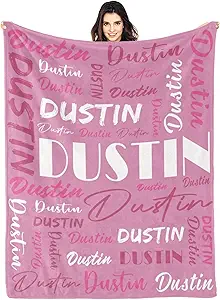 Personalized Blankets for Kids with Names Customized Blankets with Name for Adult Custom Blanket Gift for Birthday Christmas Valentines Day Gift