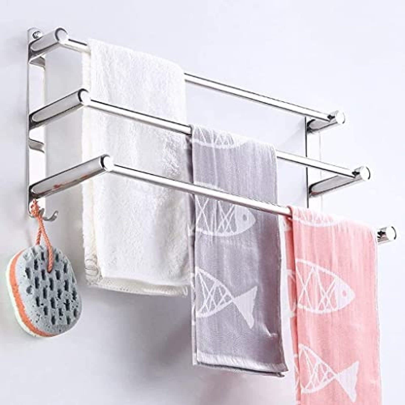 Porte-serviettes mural en acier inoxydable 304 pour en finir avec le linge humide