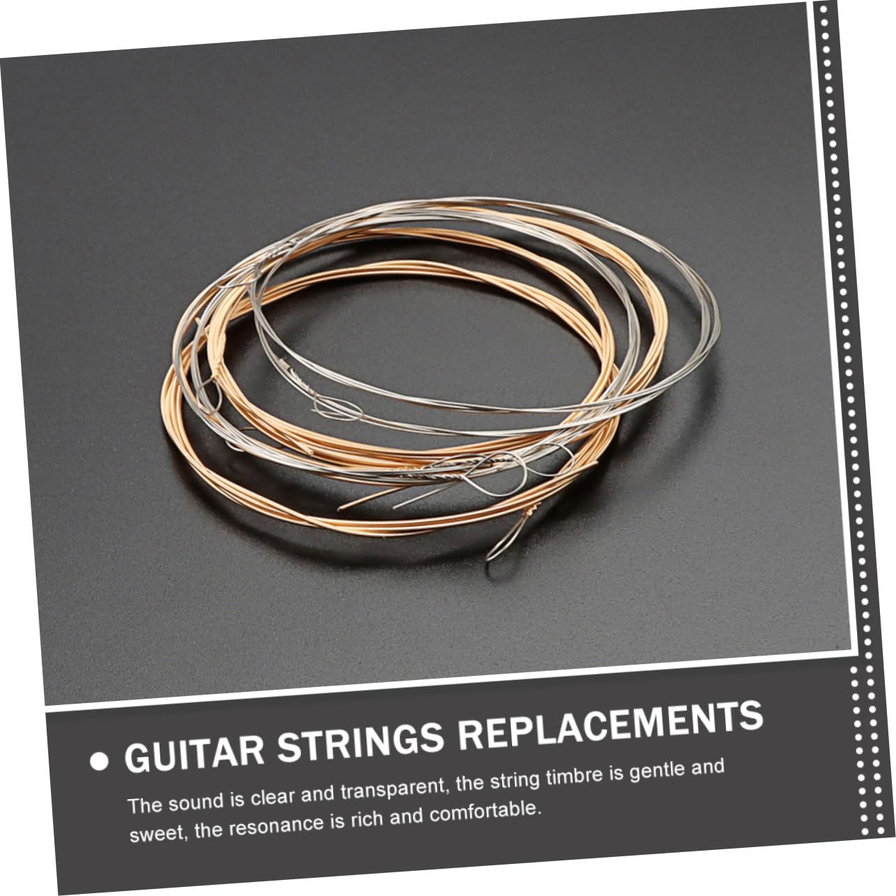 Toyvian 32pezzi Corde Per Mandolino Acciaio Per Strumenti Musicali Suono e Trasparente Facili Da Sostituire Accessori Per Musicisti Professionisti