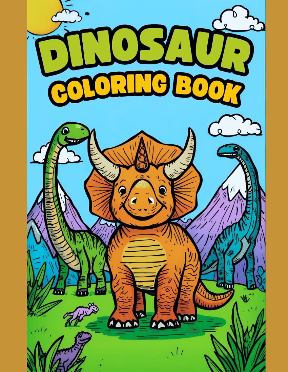 Children's Dinosaur Coloring Book: Dinosaur Coloring Book for Kids