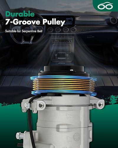 Miniatura 237 de SCITOO CO 10739C - Compresor de CA compatible con Honda Element 2.4L 2003 2004 2005 2006 2007 2008 2009 2010 2011