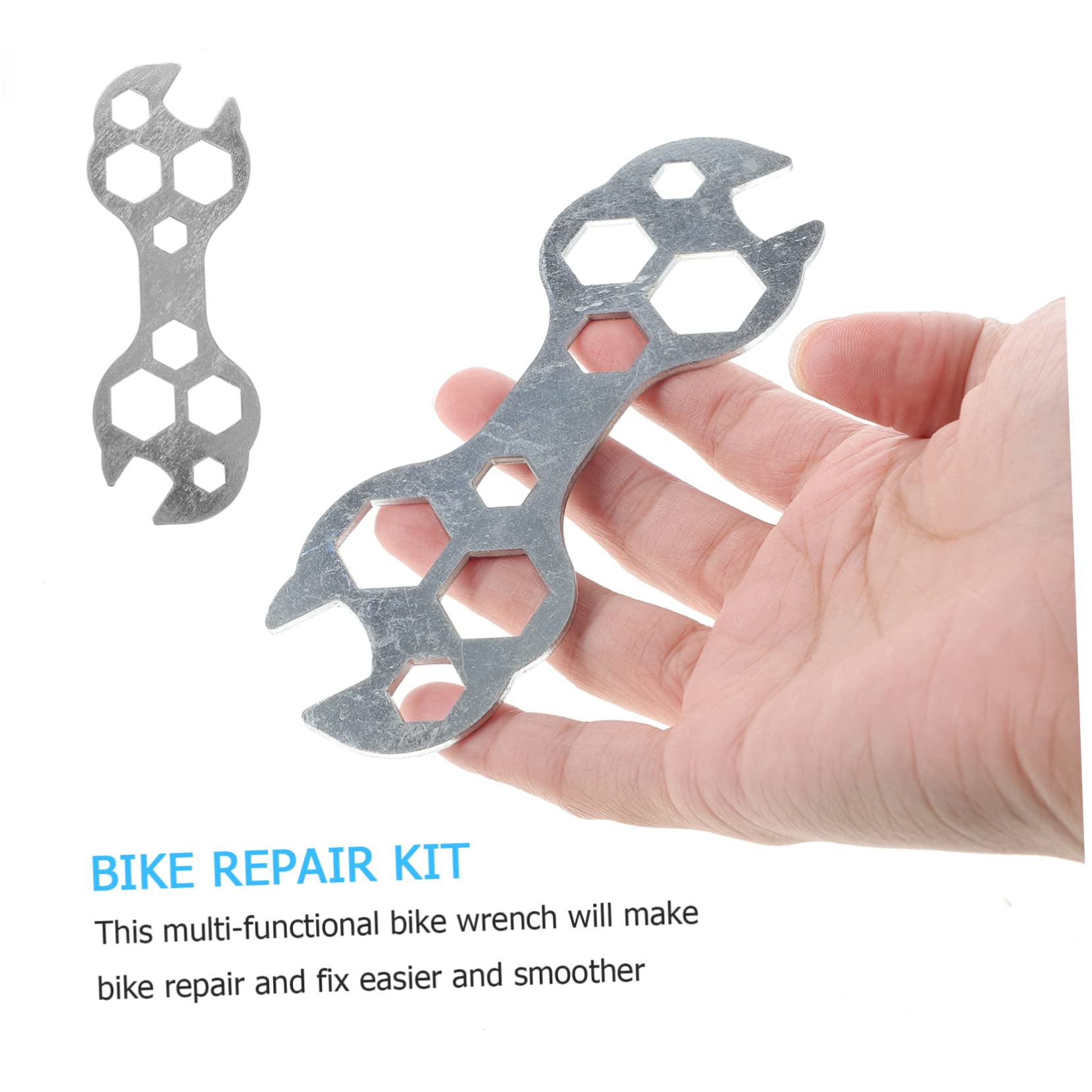 HANABASS 10pcs Bike Wrench Multi-functional Spanner Tool for Road and Mountain Lightweight Essential Repair Accessory