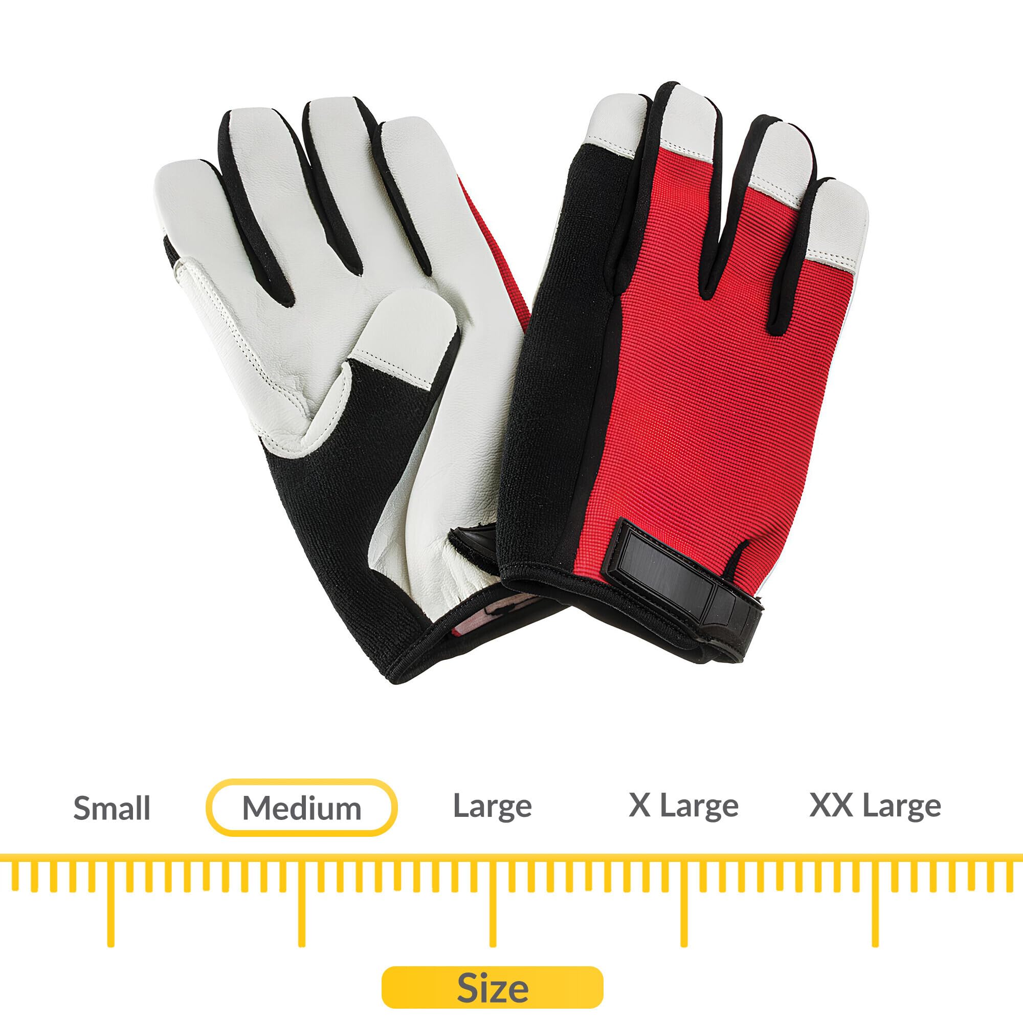 BRIXWELL QKVR-001 Gloves,Mechanic Medium Size