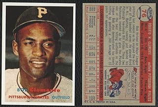 ROBERTO CLEMENTE HOF 1957 Topps 3rd Year #76 Pittsburgh Pirates REPRINT - Baseball Card