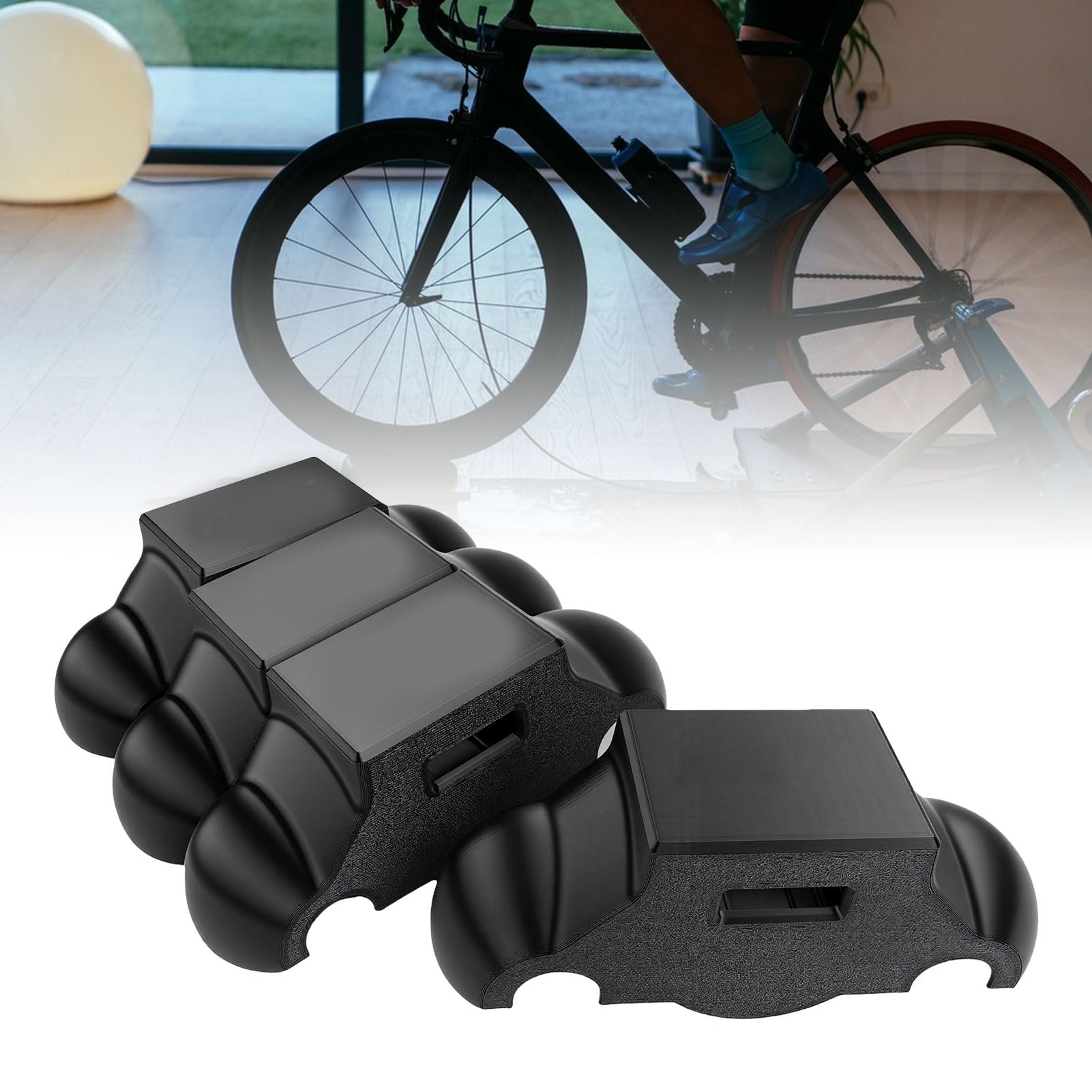 ASHATA Trenażer Rowerowy Stabilizator Podstawy do Jazdy w Pomieszczeniu