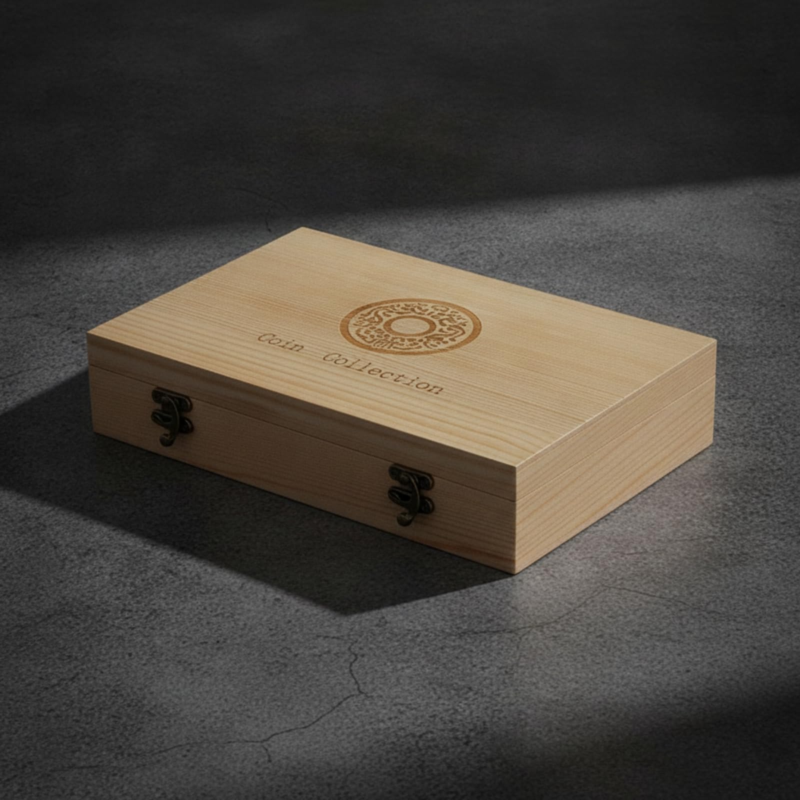 100 Piezas Caja Monedas con Cápsulas