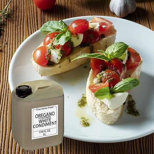 Miniatura 4 de Vinagre Balsámico Blanco de Módena, con sabor a orégano, a granel, catering, calidad de restaurante, aderezo para ensaladas, salsa de pasta,