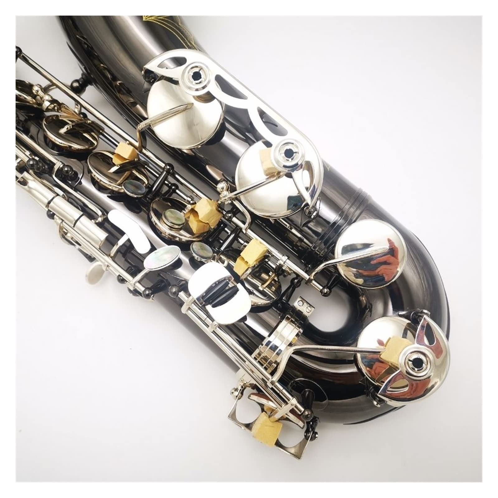 Sax Studente Sassofono Tenore in SIB Rame Bianco Nichel Oro B-Tune Strumento Sax Tenore Professionale