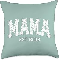Vista 4 de Mama Est 2003 Custom Mom Personalized Mothers Day Customized Throw Pillow