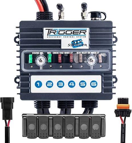 Miniatura 1 de Trigger Sistema de relé 6 interruptores, 6 arnés, RFBluetooth