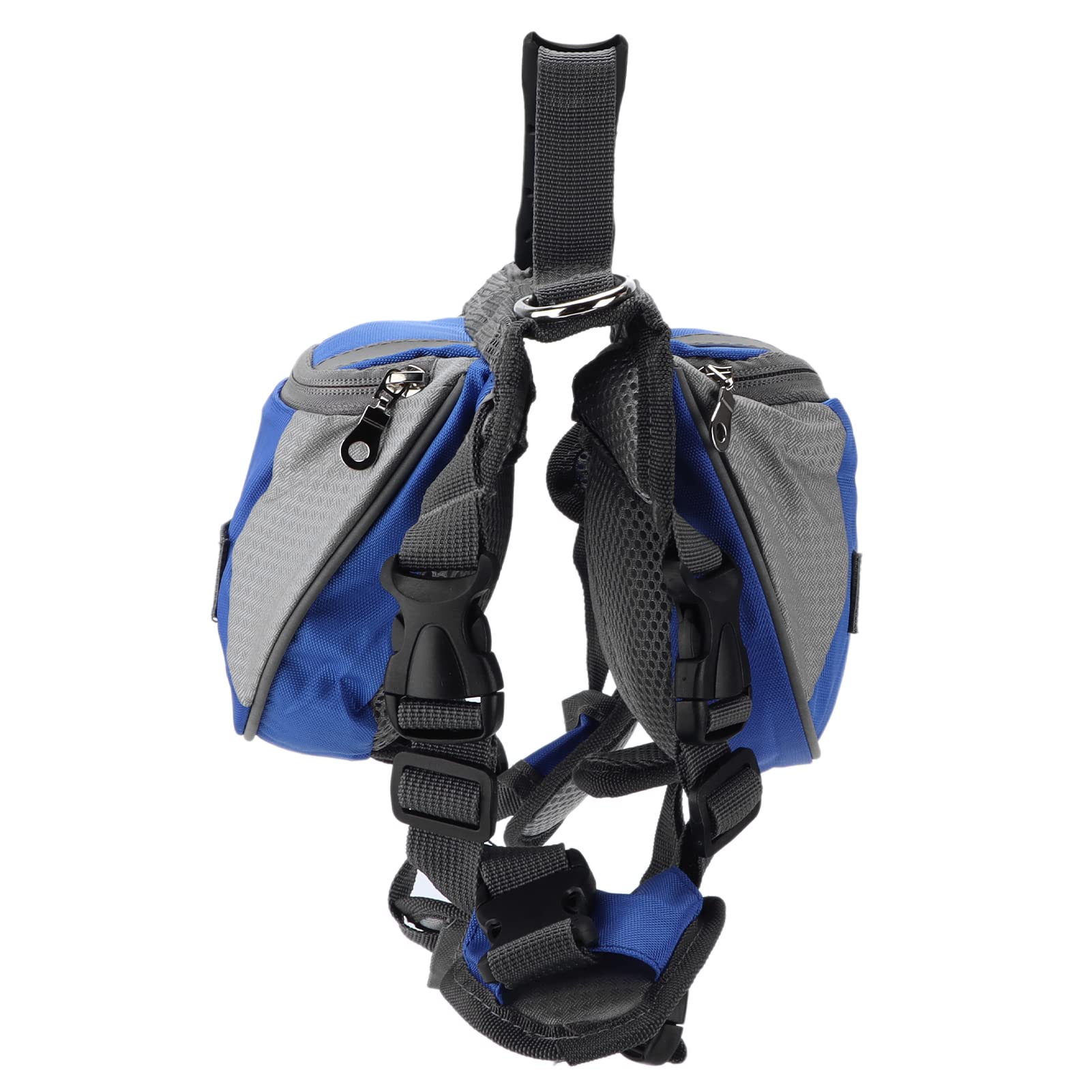 Luocute Dog Pack Hound Dog Saddle Bag Sac à Dos pour Voyage Camping Randonnée Chien de Taille Moyenne et Grande, Sangle Réglable Hound Saddle Dog Saddlebags Camping Randonnée Bande (M)