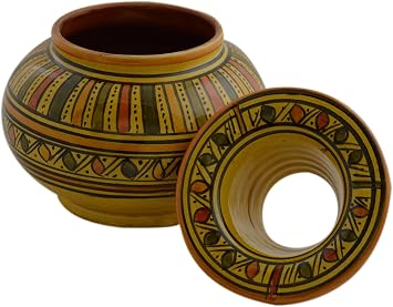 Moroccan Handmade Ceramic Ashtrays Smokeless Cigar Exquisite design with Vivid Colors X-large
