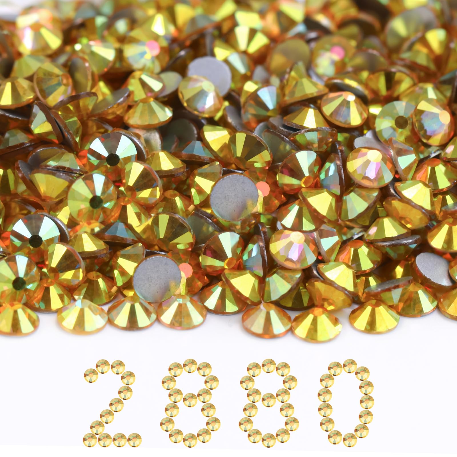 2880PCS Siam Flatback SS30 Rhinestones Bulk(6.3-6.5mm)