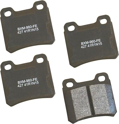 Vista 183 de Bendix Premium SBM8 - Pastillas de freno semimetálicas Premium para modelos seleccionados Buick Special, Camaro, Corvette, Phaeton, Olds F85, Vista