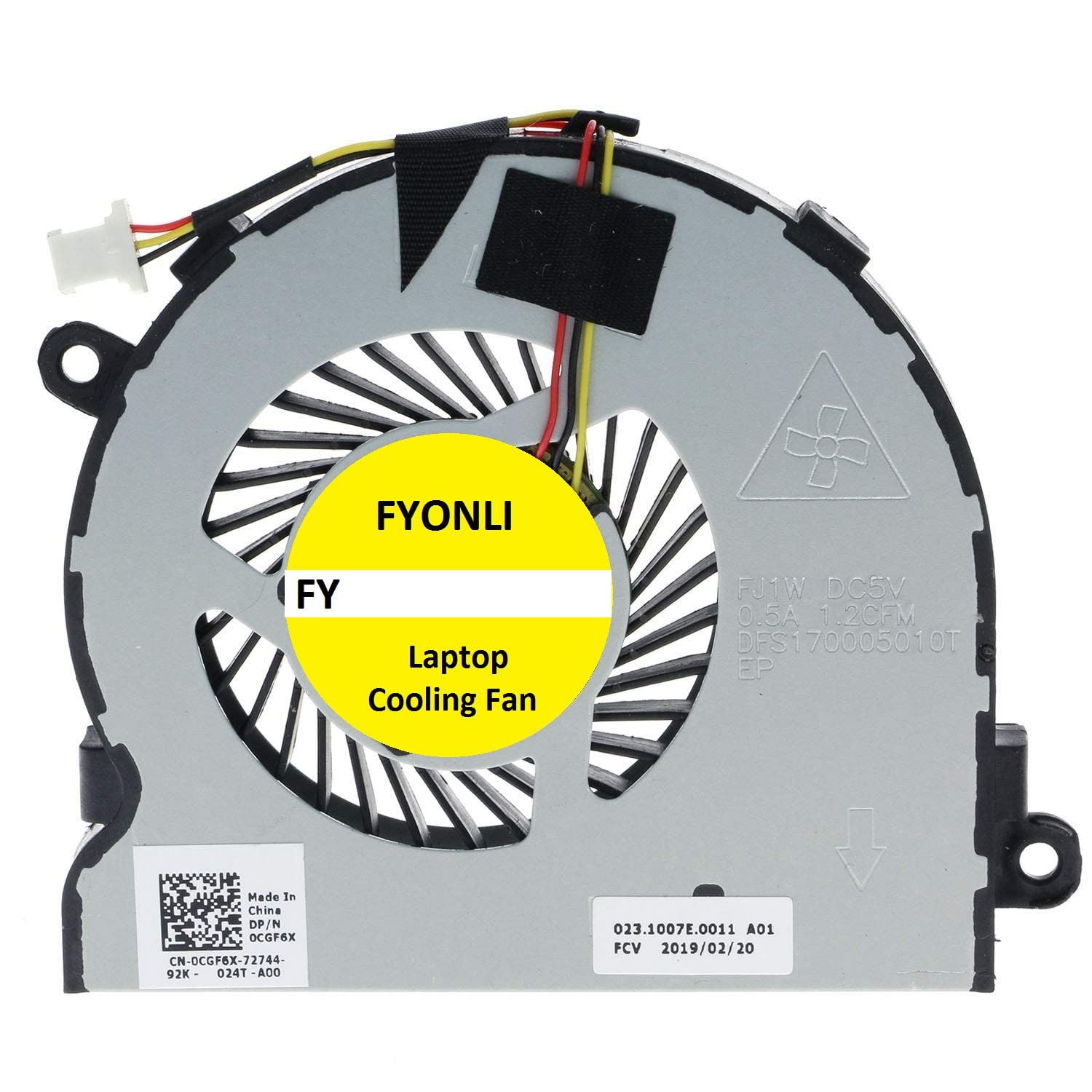 FYONLI CPU Fan for Dell Vostro 15-3568 (B0C3ZT4YNZ) Amazon Price History, Amazon Price Tracker