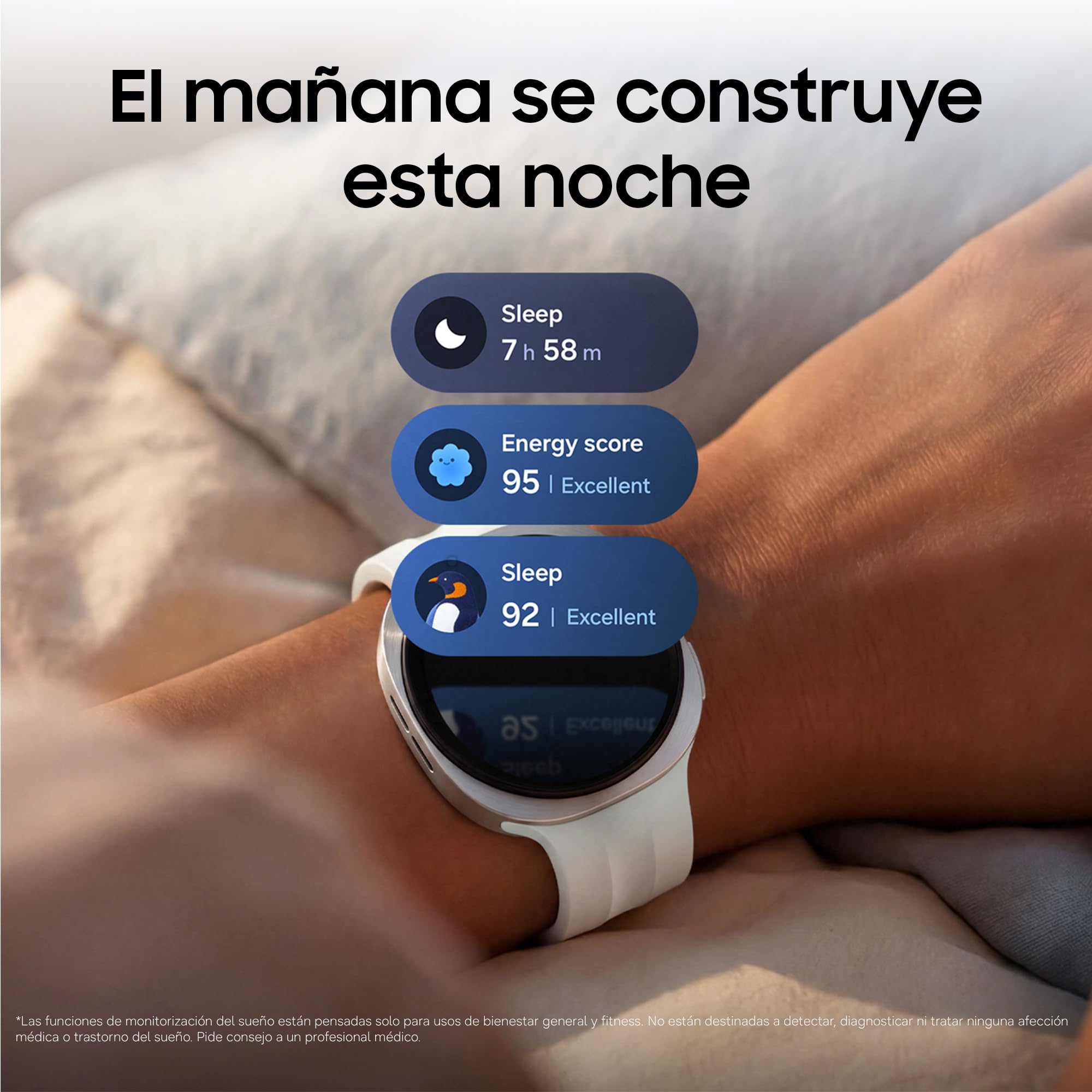 Samsung Galaxy Watch9, 44mm, Bluetooth, Gris Oscuro (Versión Española) | Snapdragon Wear Elite Platform, Batería 445mAh, Asesoramiento de Salud y Sueño, Monitoreo de Salud Cardíaca, Garantía 3+1 Año