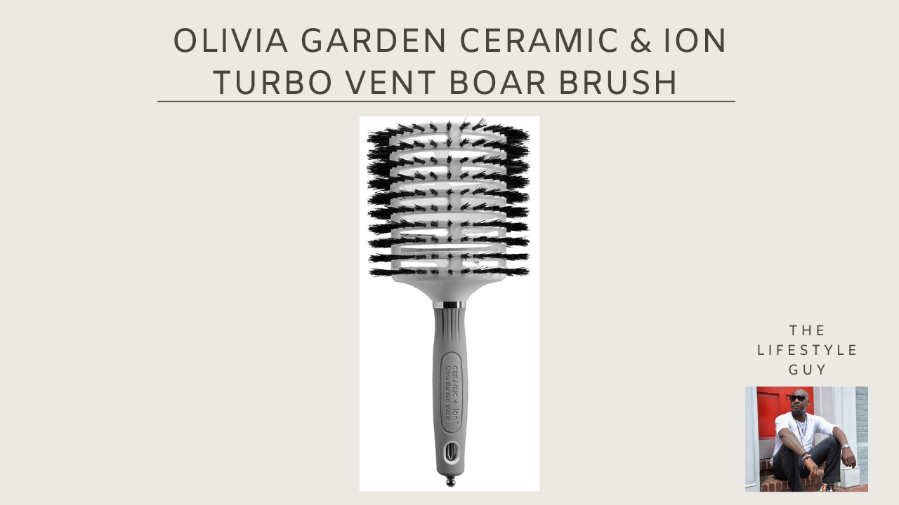 Olivia Garden Ceramic and Ion Turbo Vent Boar Brush on Amazon Live