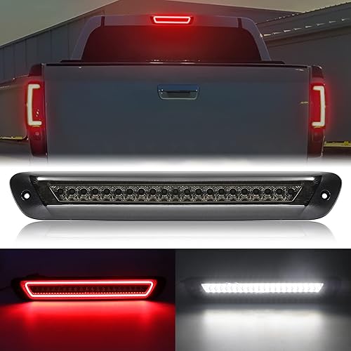 Miniatura 8 de RF Auto Tercera luz de freno LED de repuesto para Colorado  Canyon 2004-2012 camionetas luces de carga de techo lámpara de freno de montaje alto con