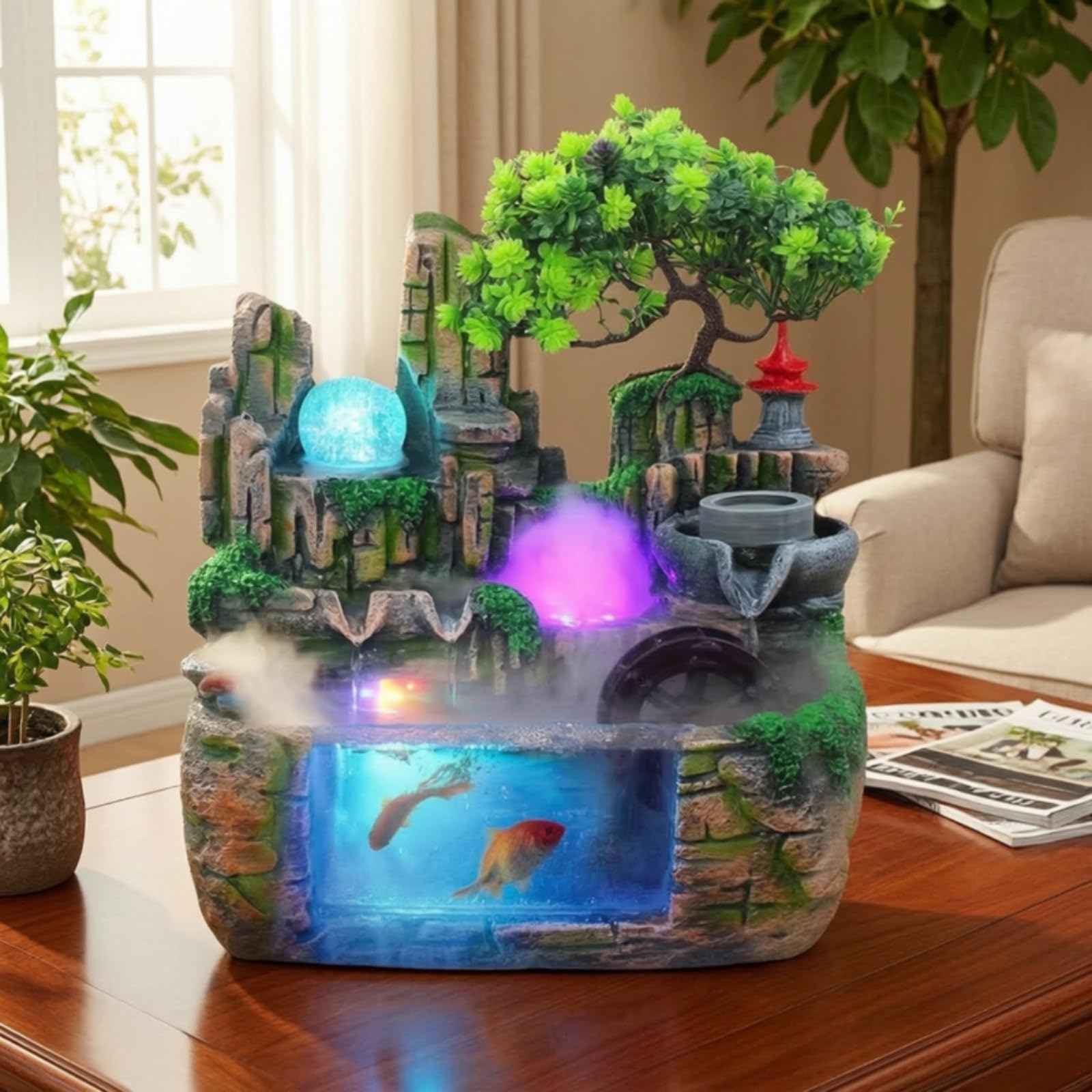 Fontaine Table avec Bassin Serein