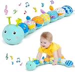 Jouets pour bébés 0-3-6-12 mois, Nouveau-né Bébé garçon fille Cadeaux, Tummy Time Jouets avec bébé miroir Rattles dentition Jouets sensoriels de la musique de ride pour les nouveaux-nés Bébés essentiels 0 3 6 9 12 Mois