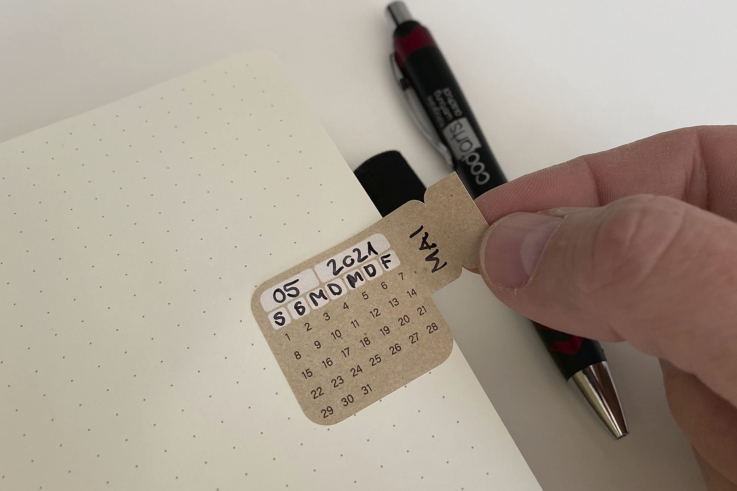 Codiarts. 56 Pegatinas De índice Bullet Journal Sticker Tabs Autoadhesivas Calendarios Pegatinas Register Bullet Journal Accesorios Planer Cuaderno Escuela Diario Oficina Scrap Book Washi Journaling