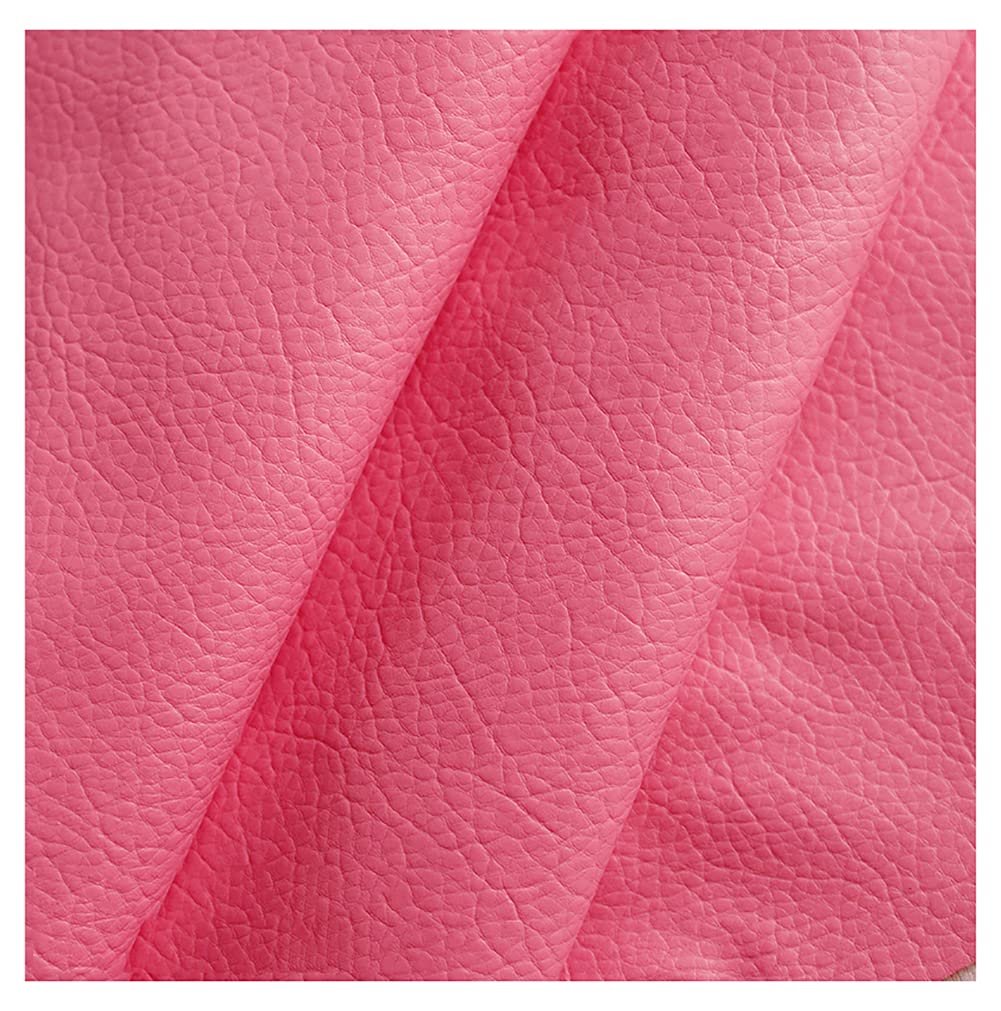 Sztuczna skóra Tkaniny obiciowe na metry Do mebli tapicerskich Sofa Krzesło Samochody Torby Rzemiosło Kokarda Tworzenie kolczyków(Pink 08#)
