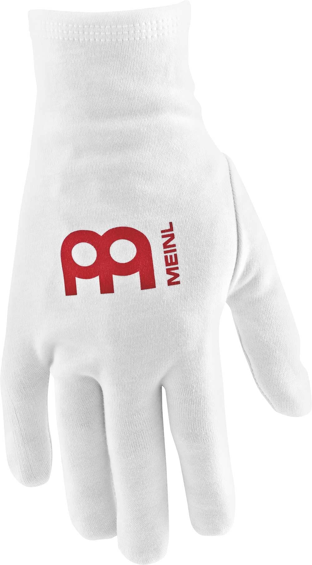 Meinl Cymbals Schlagzeug Becken Handschuhe - Für den schonenden Wechsel brillianter Schlagzeugbecken - Drum Set Zubehör, Weiß (MHS-WH)