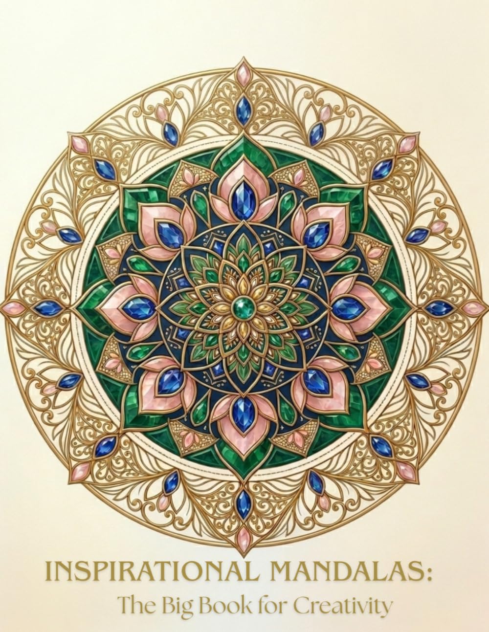 Inspirational Mandalas: The Big Book for Creativity: Unique Zen Designs for Stress Relief, Mindfulness, and Artistic Expression