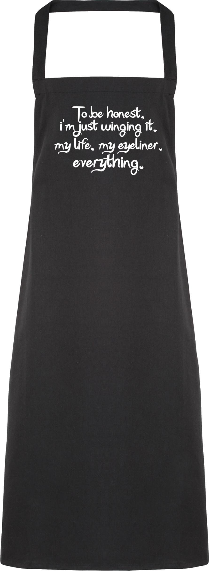 HippowarehouseTo be honest I'm just winging it. My life, my eyeliner. Everything. Apron kitchen cooking painting DIY onesize adult