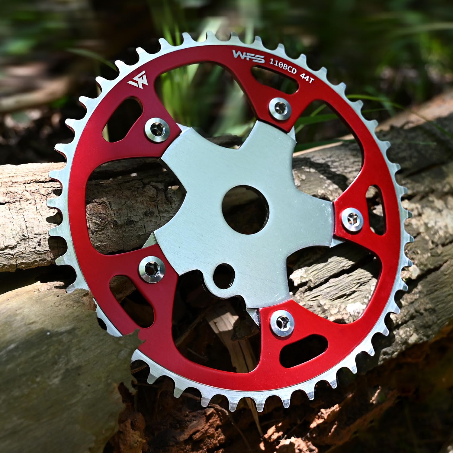 WFS Pulsar Chainring w/Spider Sprocket 44T 1/8
