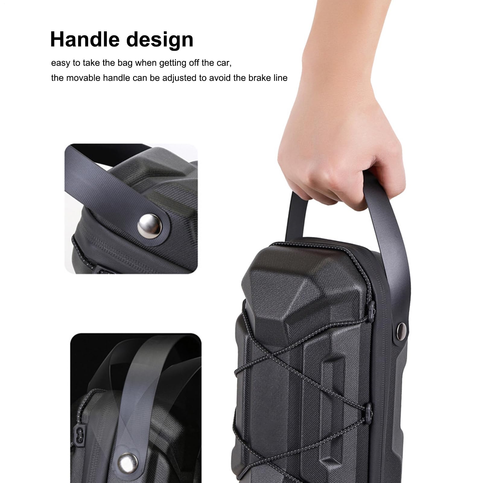 Elektroroller-Aufbewahrungstasche wasserdichte Lenker-Organizer-Tasche | Lenker-Fronttasche für Elektro-Scooter Front-Organizer-Zubehör für Motorrad, E-Bike, Rennrad, Mountainbike, Faltrad