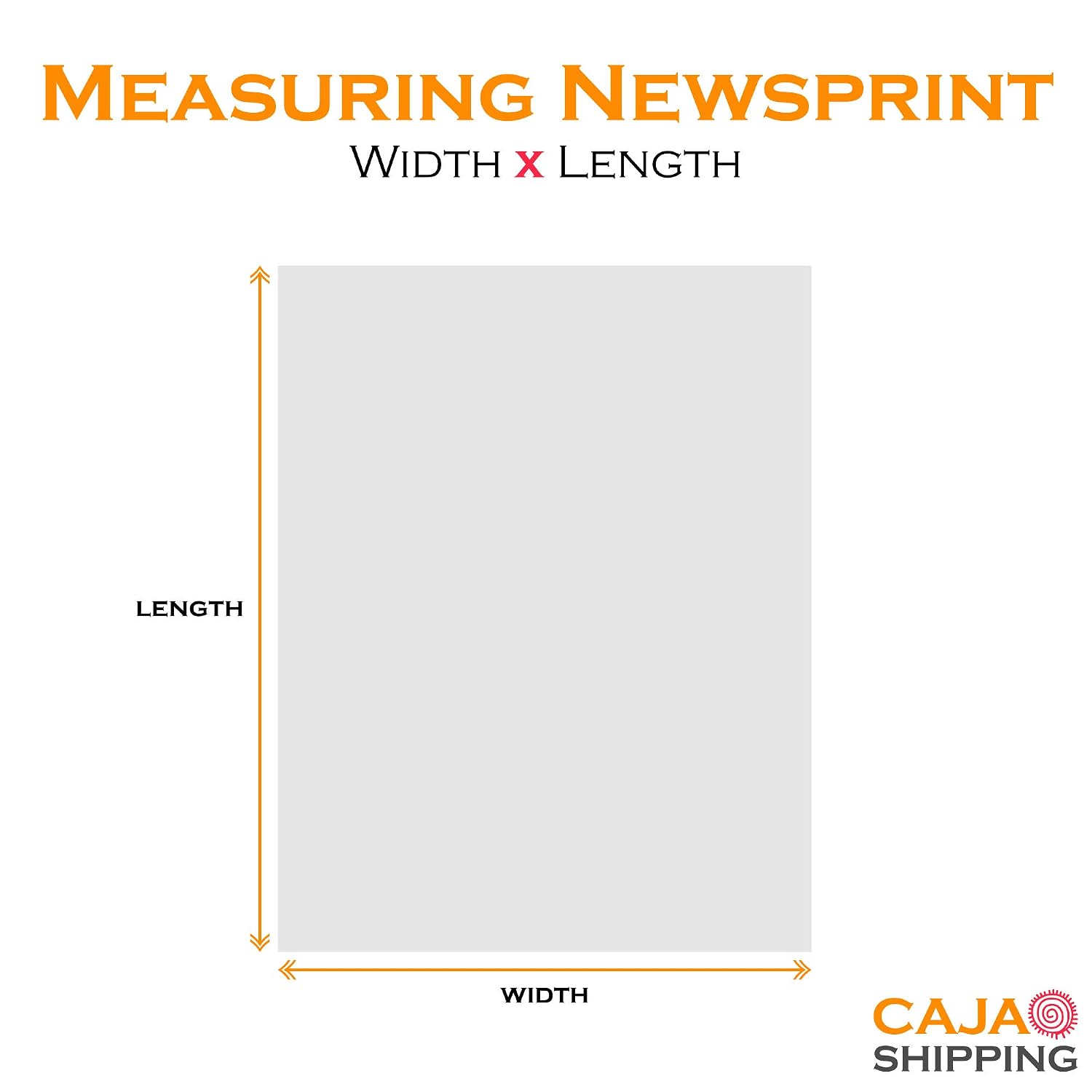 Newsprint Sheets, 36' x 48', White, 415/Case