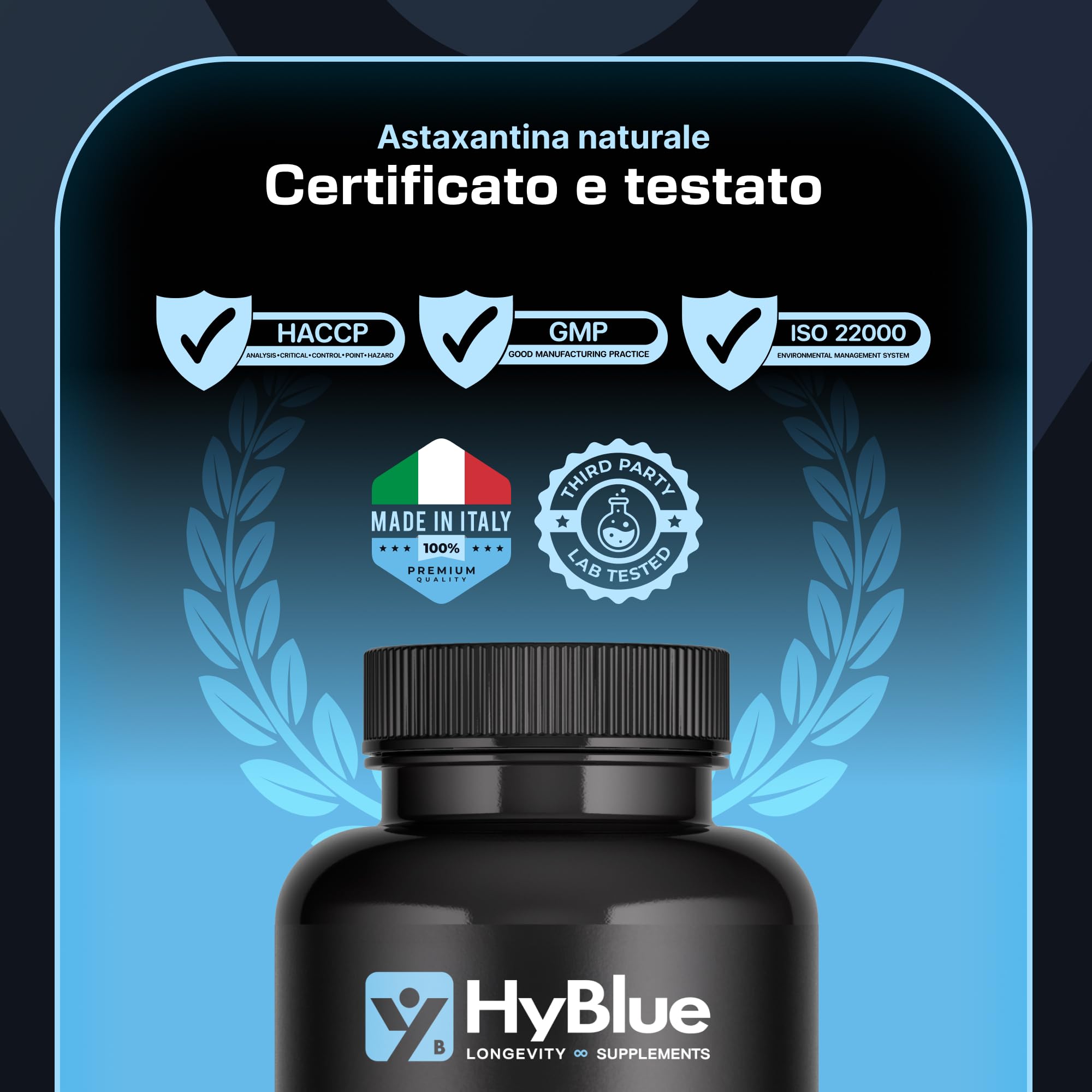 Astaxantina Naturale 8 mg | 120 Capsule di Astaxantina Pura Alto Dosaggio | Potente Antiossidante Naturale | Integratore Per Supporto Sport, Recupero e Protezione Cellulare | Fino 4 Mesi