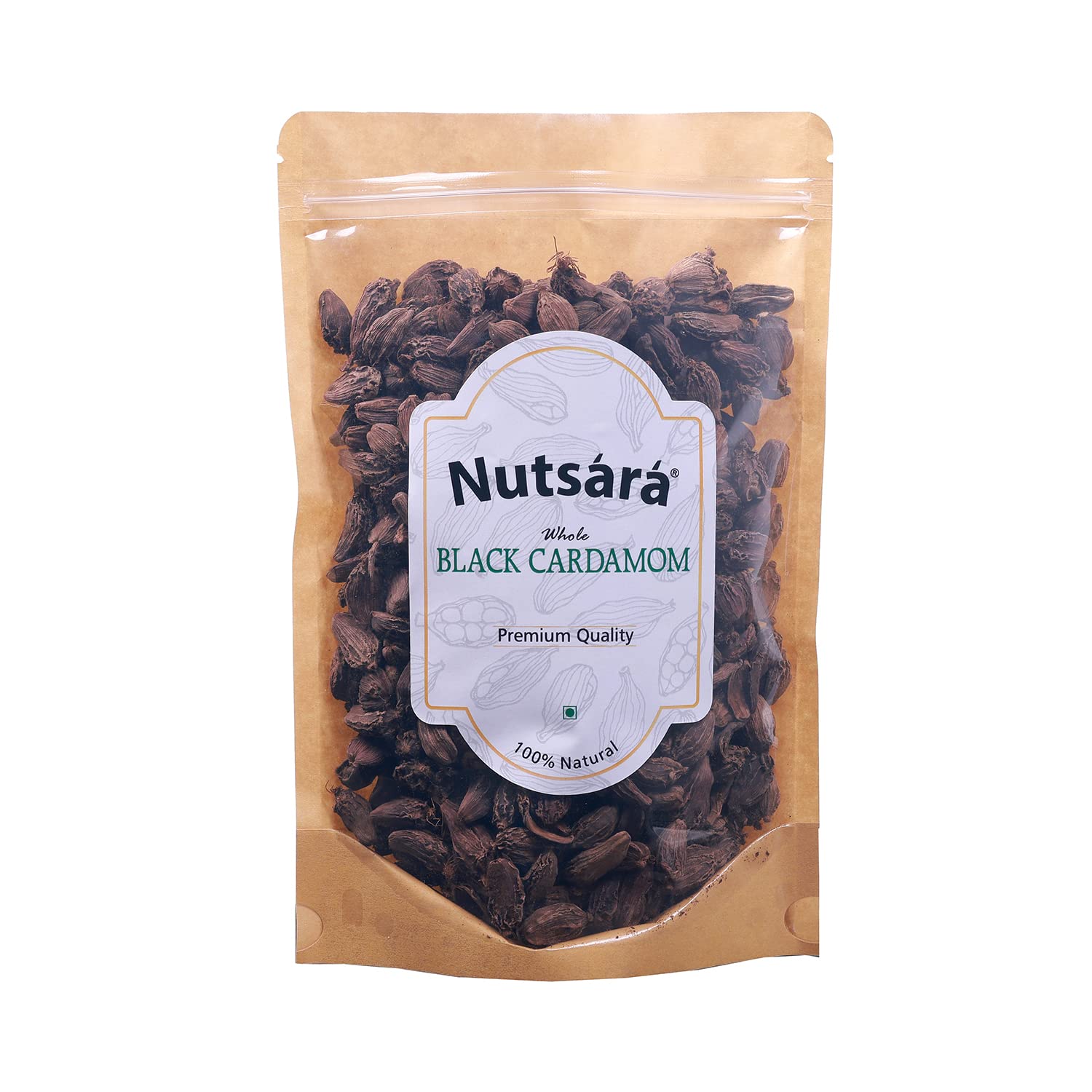 Nutsara Whole Black Cardamom - Kali elaichi - Badi Elaichi 100gm (B09RQTHZS3) Amazon Price History, Amazon Price Tracker
