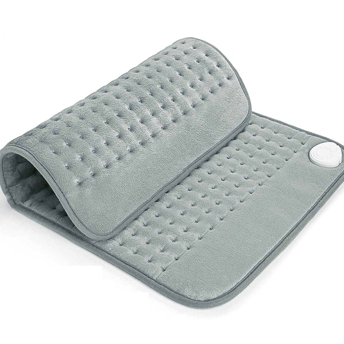 Cuscino Termoforo Elettrico, 40x76CM Coperta Elettrica con 6 Livelli di Riscaldamento, 2h Spegnimento Automatico, Uso Secco/umido Cuscinetto Riscaldante per Alleviare Il Dolore Lombare A(Size:Grande)