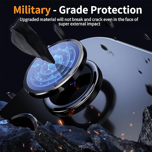 Miniatura 4 de Mansoorr Protector de lente de cámara para Samsung Galaxy A14Galaxy A34, protección contra caídas Protector de pantalla de vidrio templado