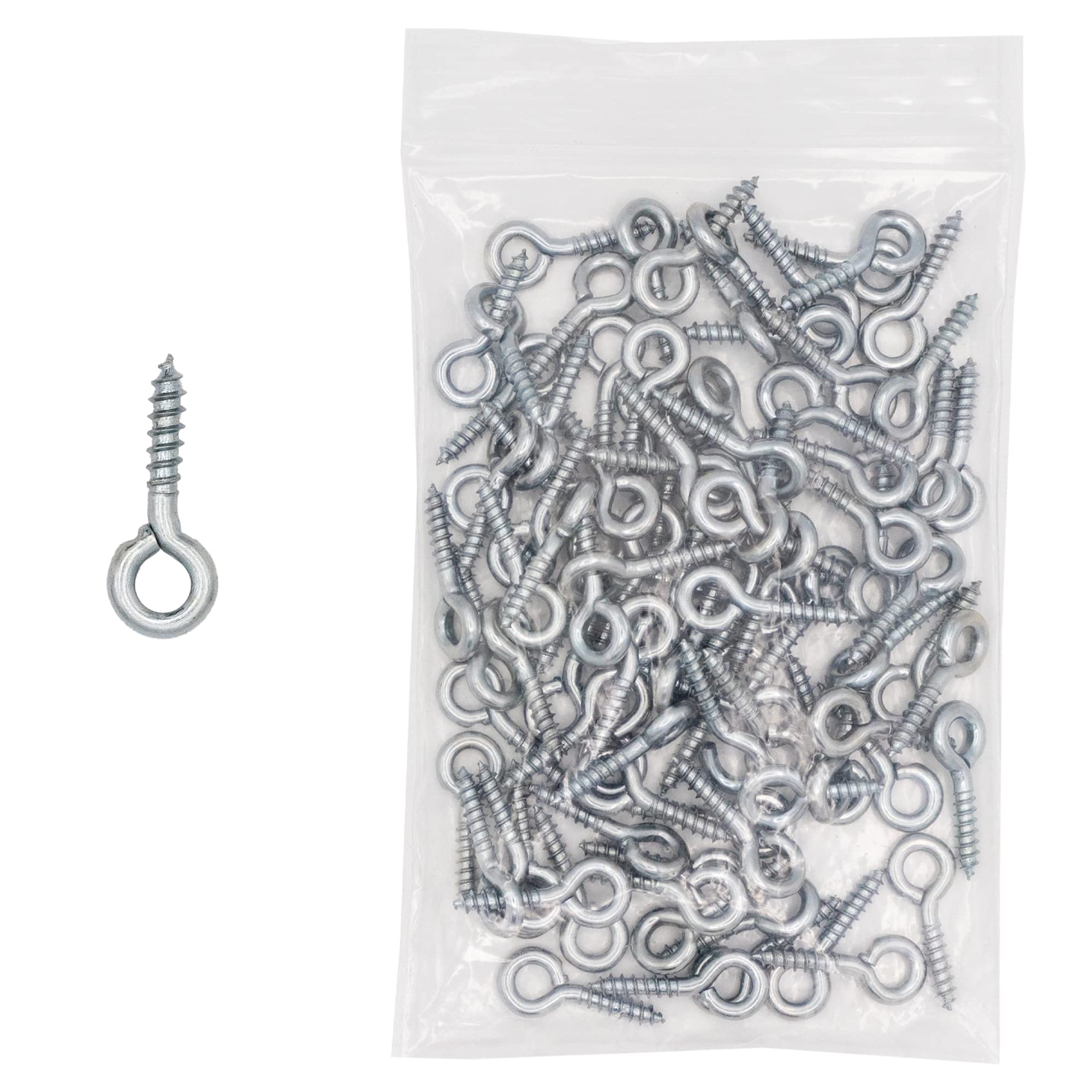 60 Pieces Screw Eyes, 40mm Eye Hooks Screw Blue Zinc-Plated Screw Eyes  Heavy Duty Eye Bolt Screw for DIY Curtain Cork Glass Hanging Frames Wooden  Handles – BigaMart