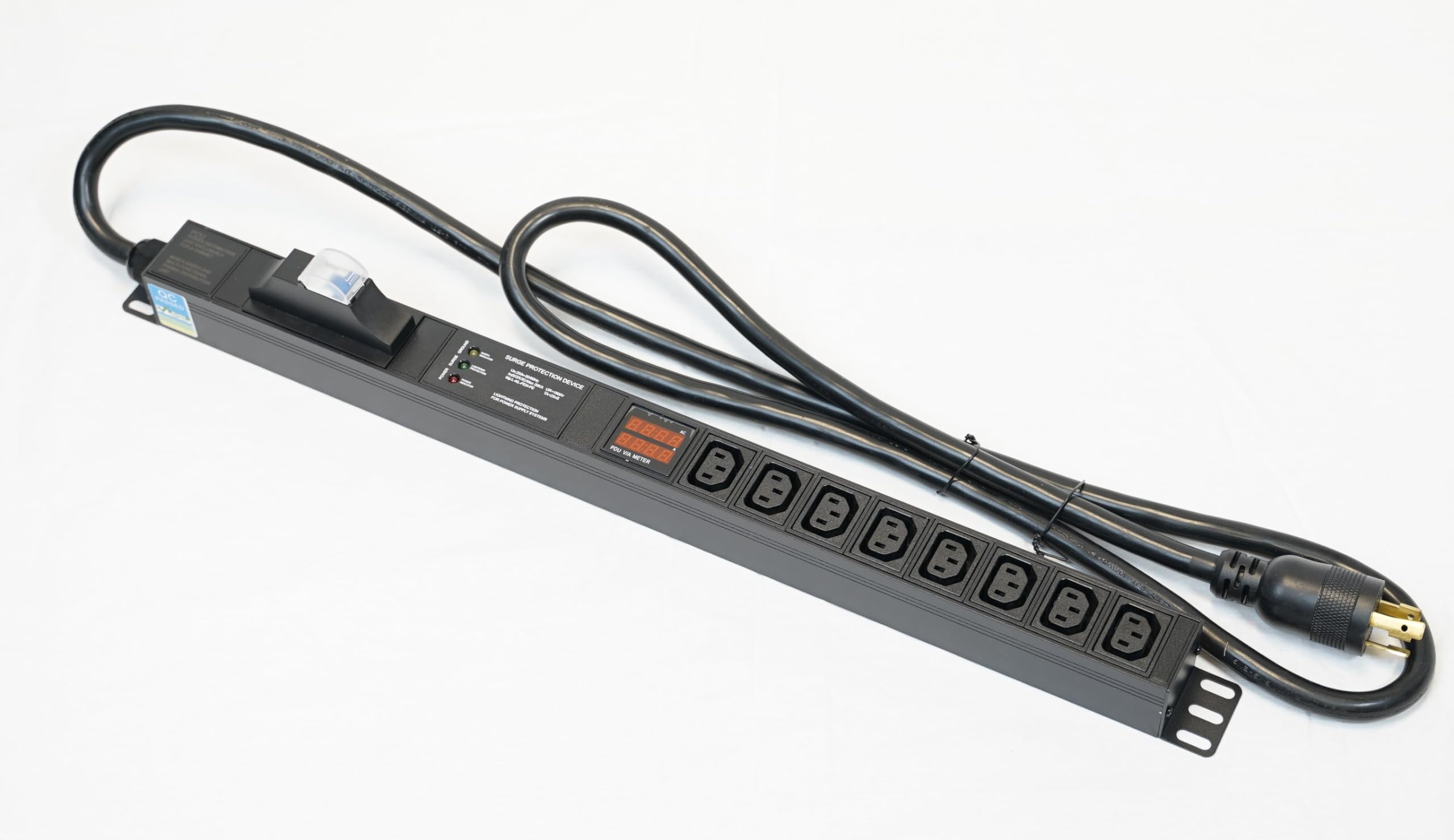 Amazon.com: Cryptocurrency Mining PDU Metered 208/240V 30A, L6-30P Plug, 8  C13 Outlets, 6ft Cord, Overload Protection, 7.2kw : Electronics