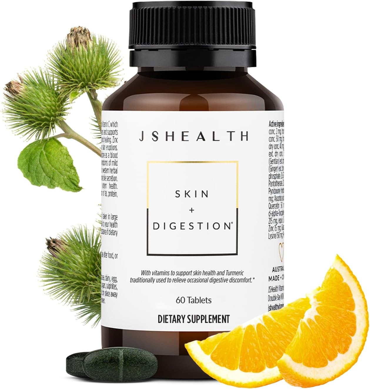 JSHealth Skin & Digestion Formula Supports Healthy Skin & Digestive Comfort
