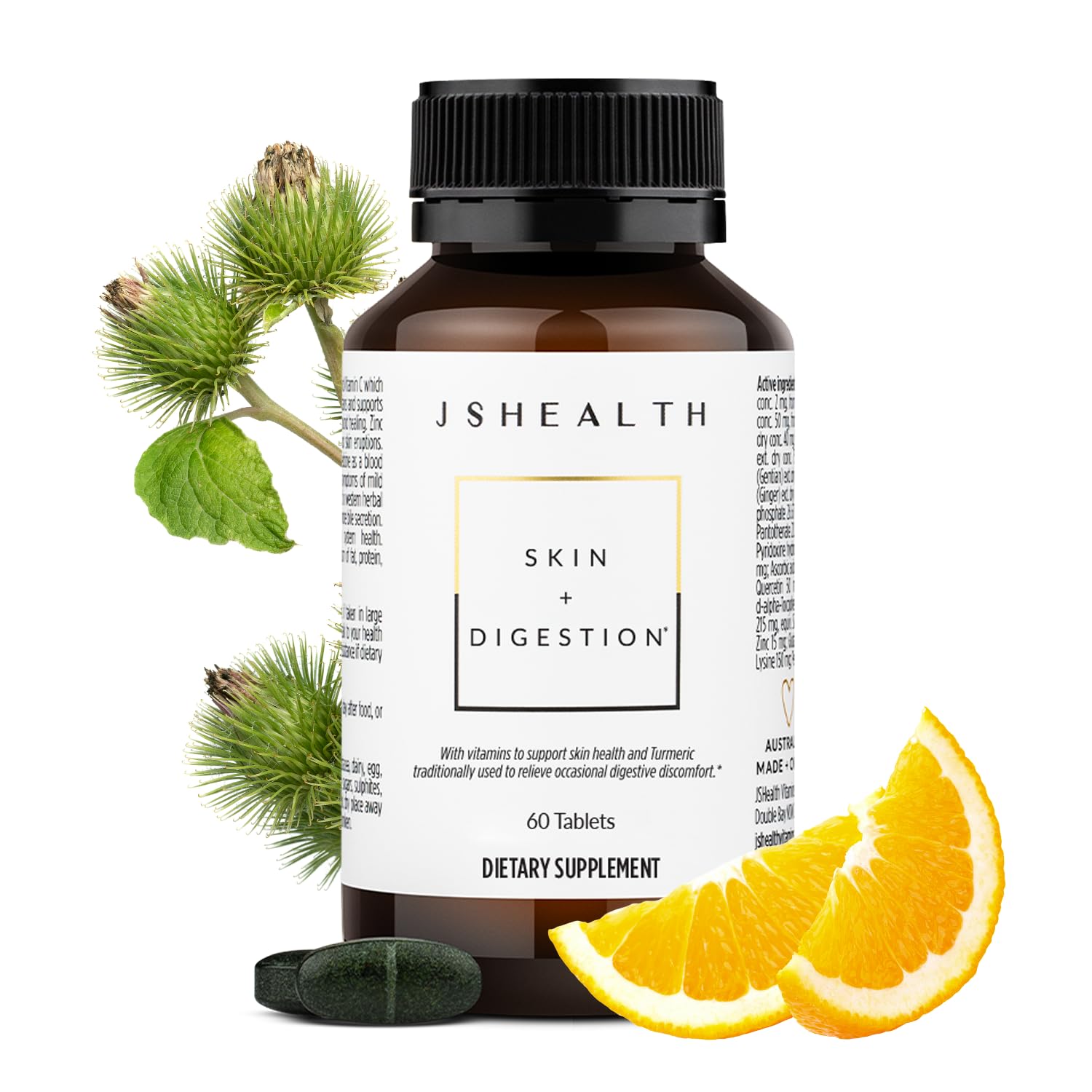 JSHealth Skin & Digestion Formula Supports Healthy Skin & Digestive Comfort