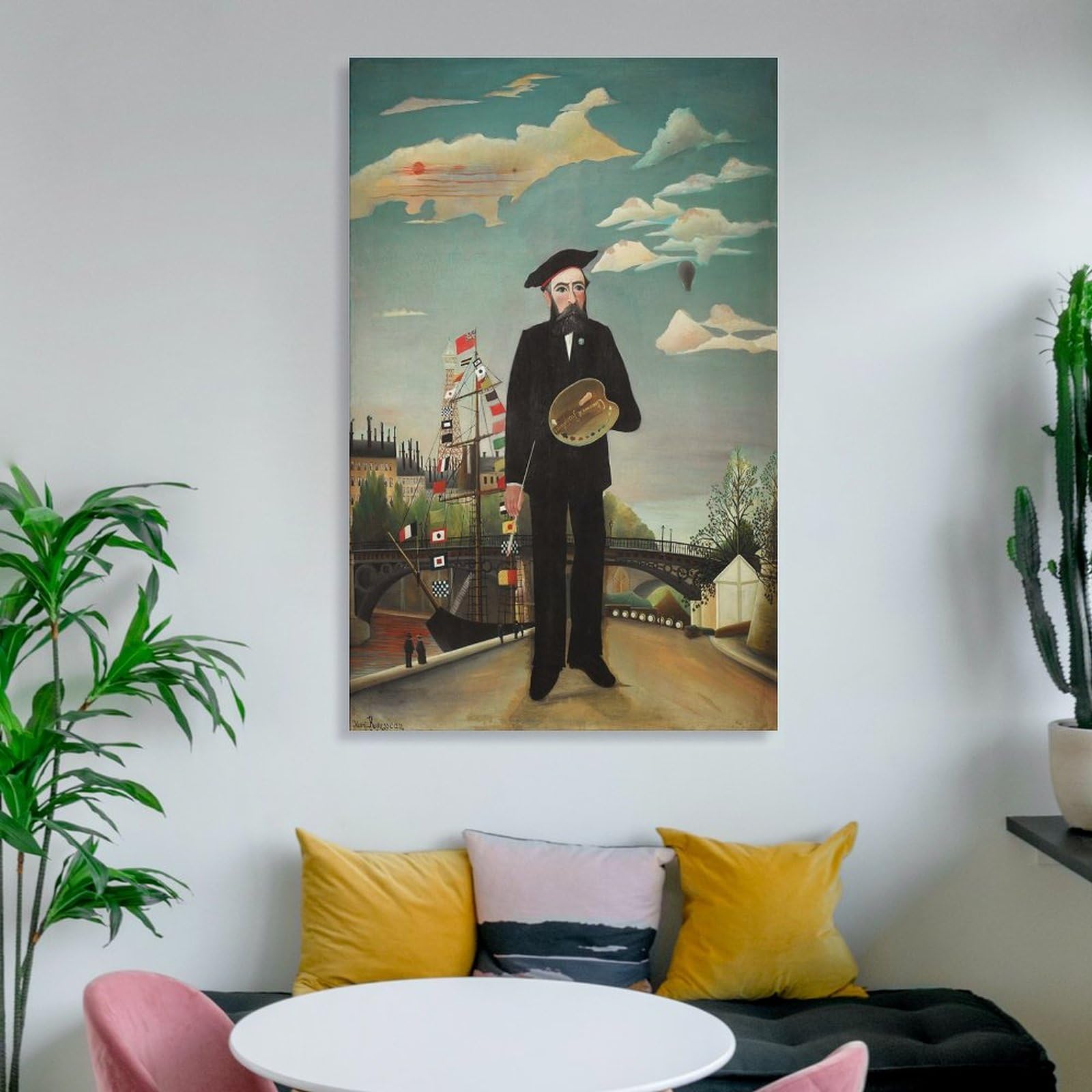 Amazon.co.jp: Henri Rousseau アンリ・ルソー『私自身 肖像 風景
