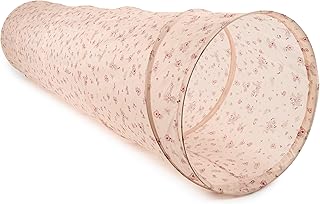 Bieco Tunnel Enfant XXL Dreamy Flowers | 180 x 46 cm | Jeux Exterieur Enfant 1 Ans