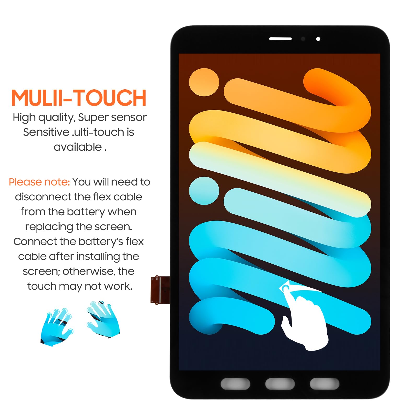 Pantalla de repuesto para Samsung Galaxy Tab Active 3 2020, pantalla LCD SM-T575 SM-T577, digitalizador de pantalla táctil, montaje completo, con herramientas