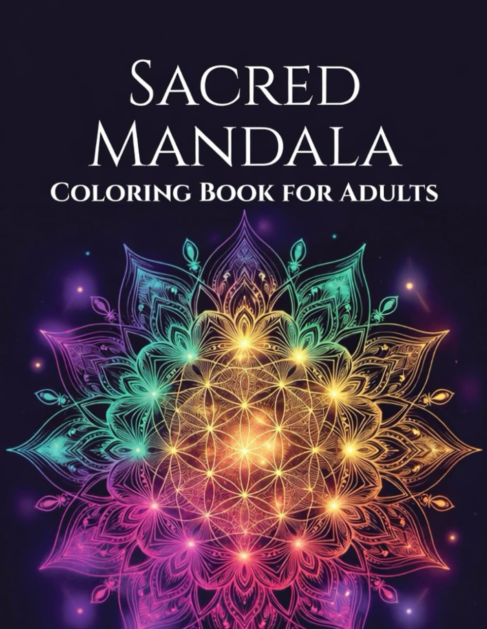 Sacred Mandala Coloring Book for Adults: Intricate Geometric Patterns for Relaxation and Stress Relief: Detailed Floral & Symmetrical Designs for ... Therapy (Mindful Art Therapy Collection)