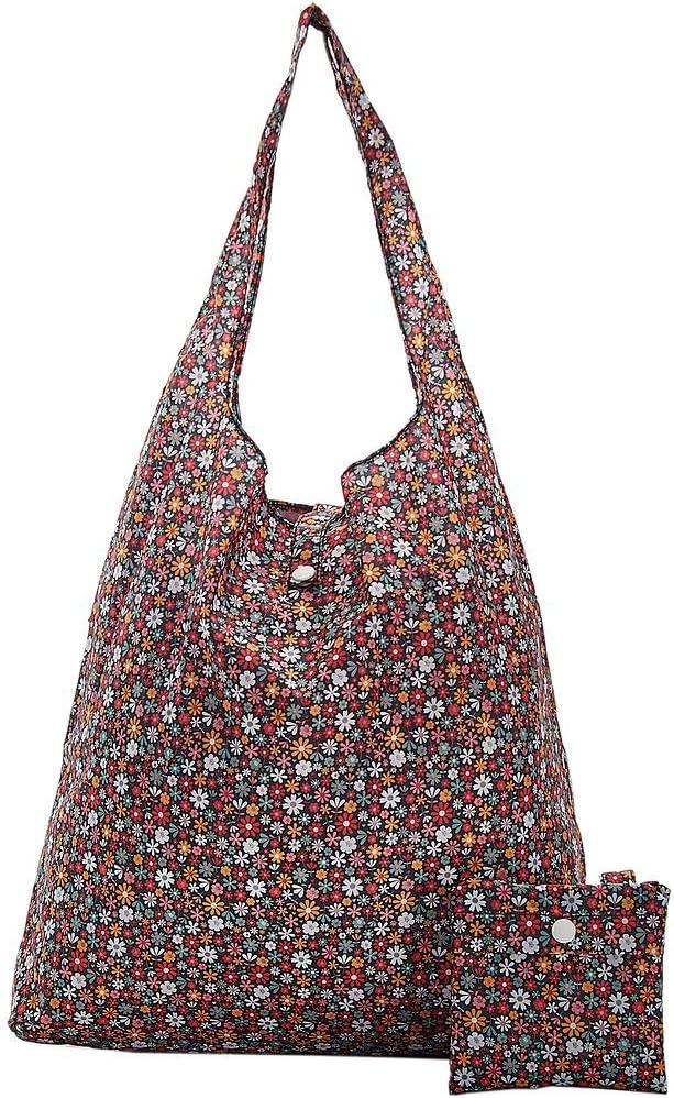 ECO CHIC Lightweight Foldable Reusable Shopping Bag Water Resistant Tote Bag