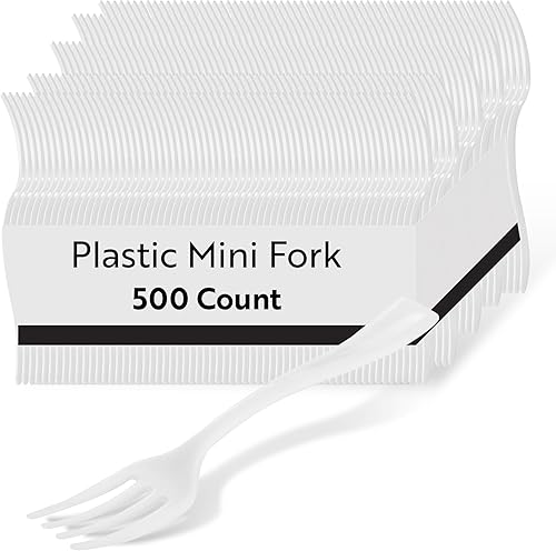 Vista 88 de Restaurantware Mini cucharas desechables de 4 pulgadas, 100 cucharas pequeñas desechables, par de alta resistencia con aperitivos o postres, Oro rosa