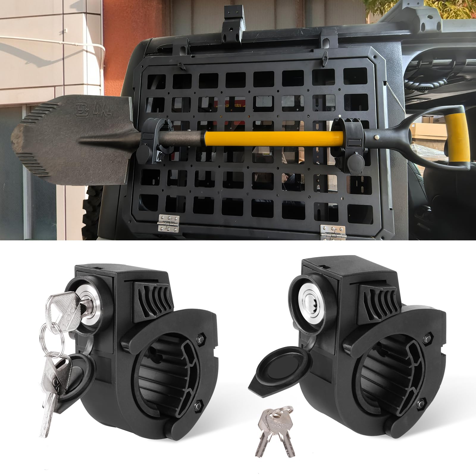 Photo 1 of Z8 Shovel Holder with Lock - Universal Fit