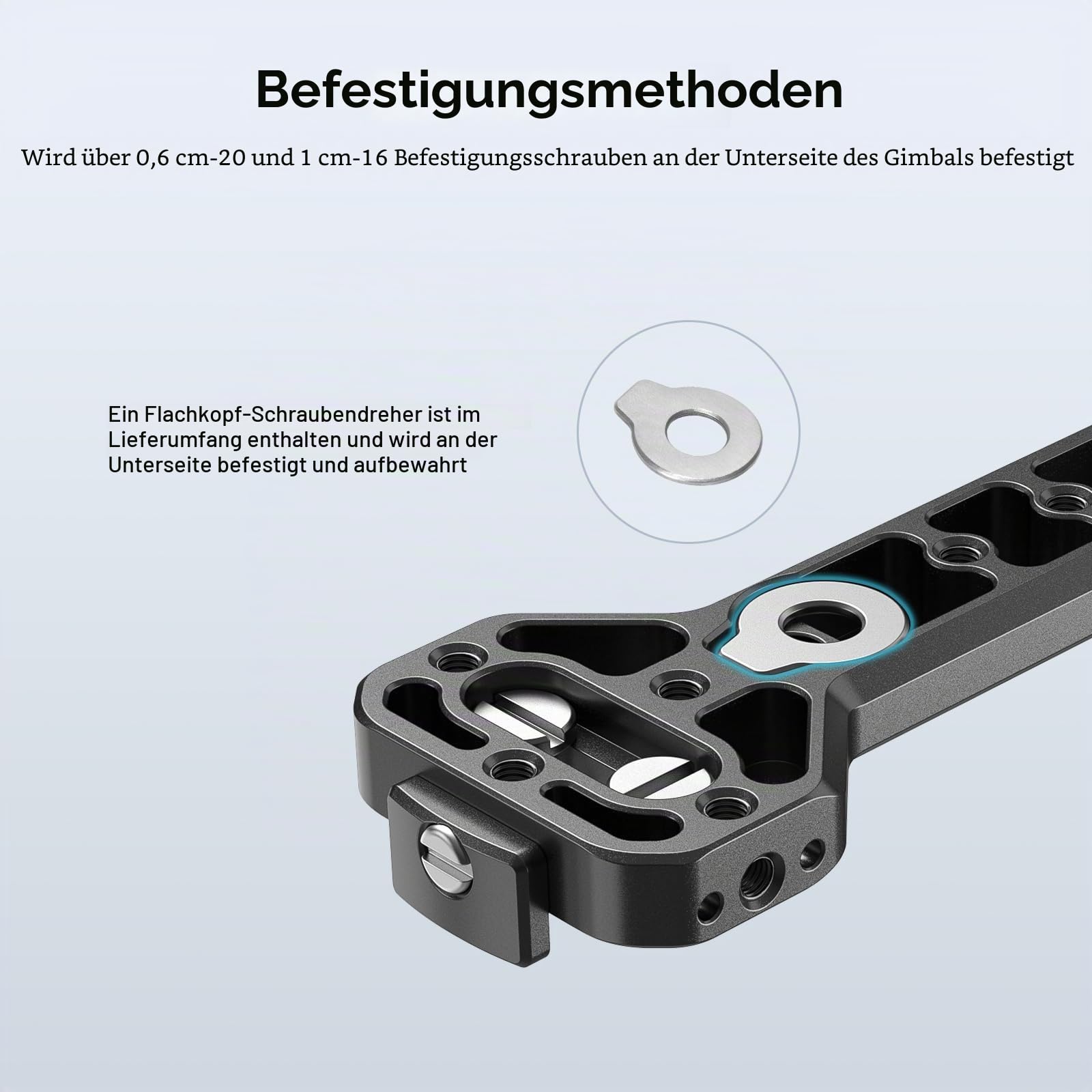 SMALLRIG Side Handle Seitengriff für DJI RS 4 Mini Ronin-S/SC / RS2 / RSC2 / RS 3 / RS 3 Pro/RS 3 Mini/RS 4 / RS 4 Pro & ZHIYUN Crane 2S / 2 / V2 & MOZA Air 2 / AirCorss 2 Kardanringe - 2786C