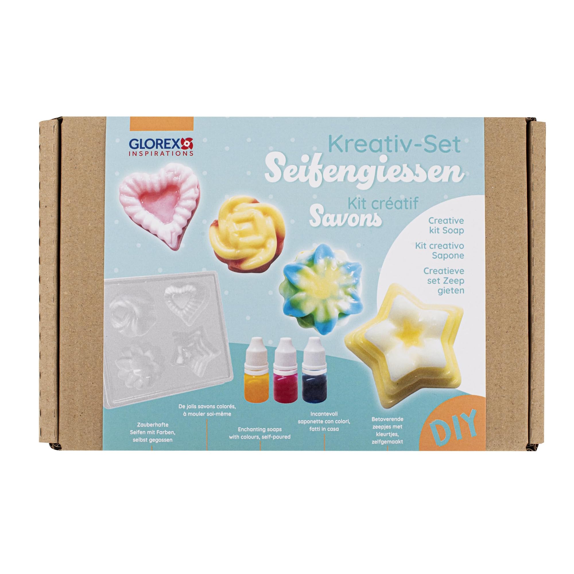GLOREX Kreativ-Set Seifengießen Produktbeschreibung
